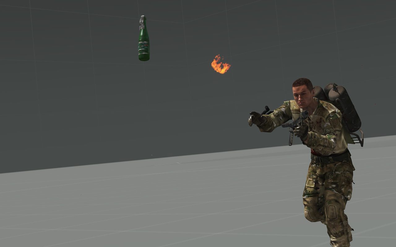 Мод Burn 'em - огнемёты для ARMA 3