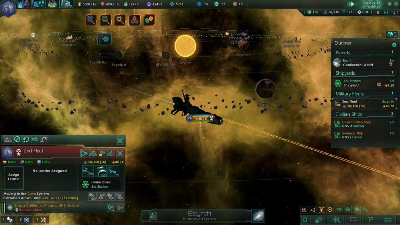 Скачать мод Space Battleship Arcadia для STELLARIS