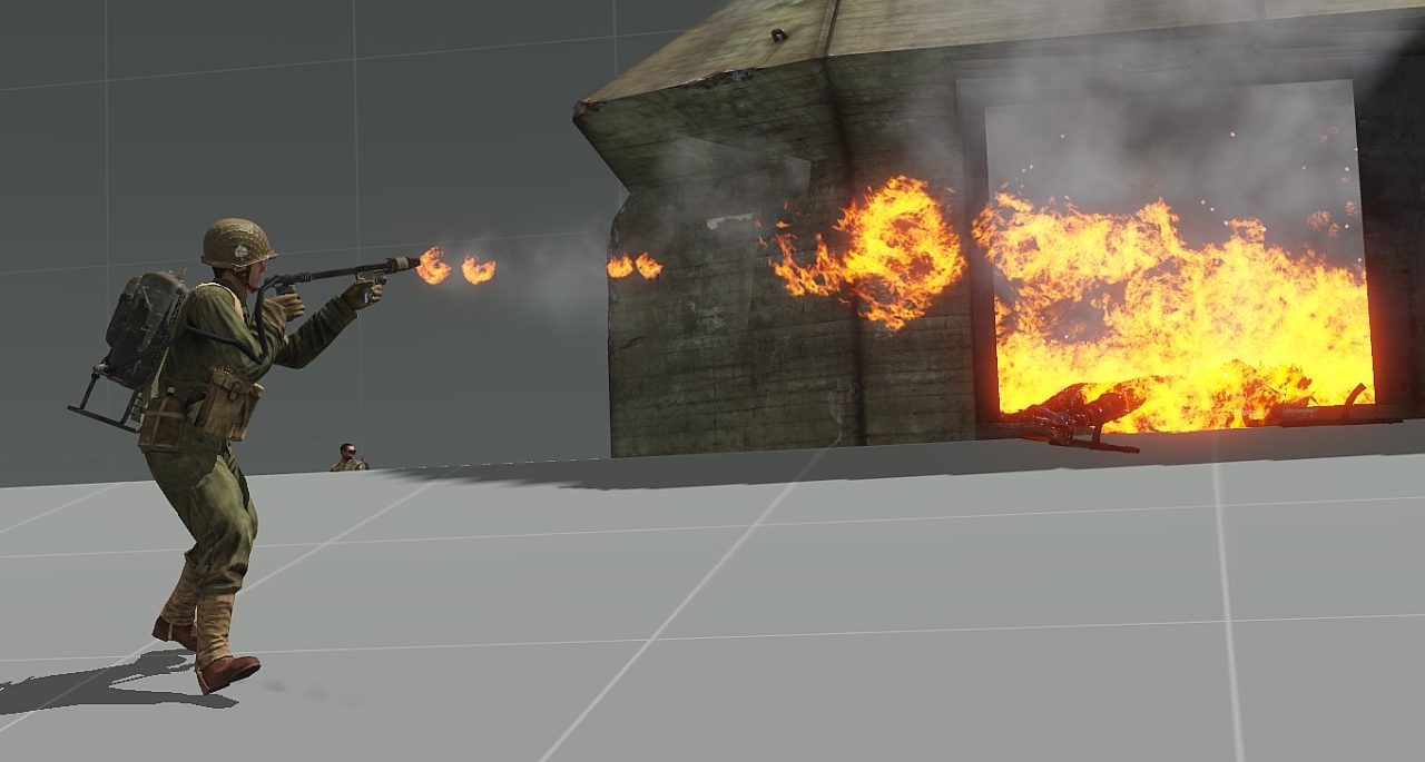 Мод Burn 'em - огнемёты для ARMA 3