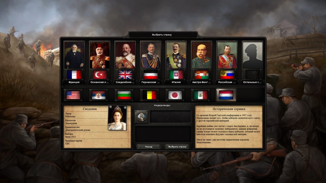 Скачать мод The Great War для Hearts of Iron 4