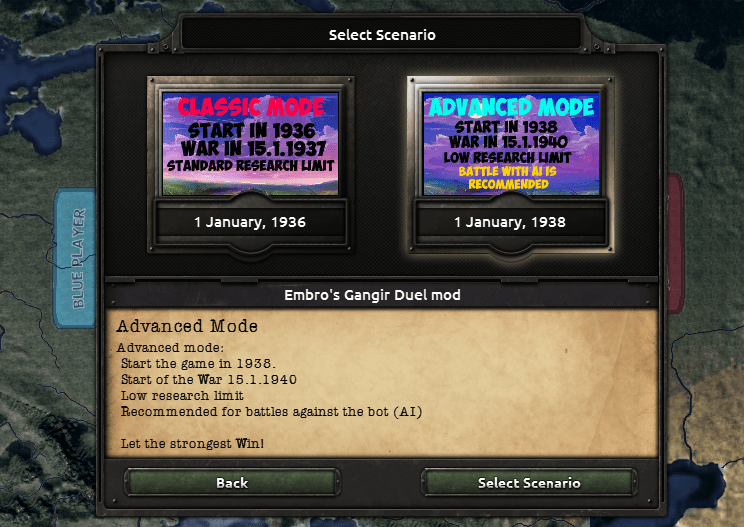 Gangir Duel Mod - соревновательный мод для Hearts of Iron 4