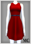 Мод платья Kiara Dress для Sims 4
