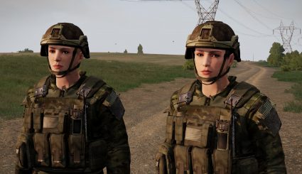 1 Мод Task Force Timberwolf Female Characters для ARMA 3