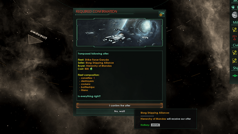 Fleet Transfer Mod для Stellaris