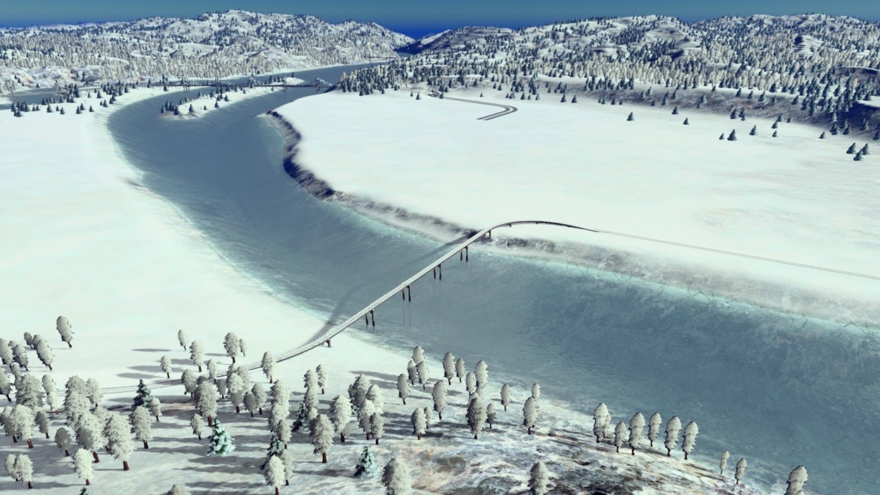 Helena and Hauser Winter Map